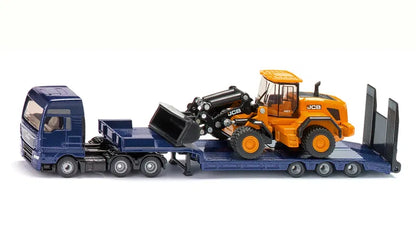 Siku 1:87 MAN Truck W/Low-Loader & JCB Loader