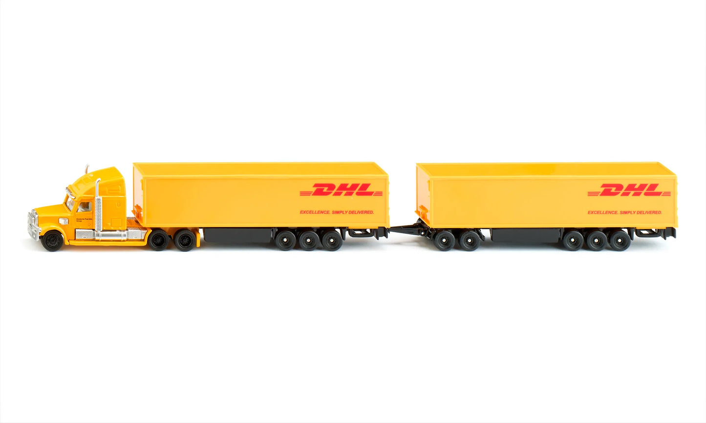 Siku 1:87 Container Truck With DHL Freight Trailer