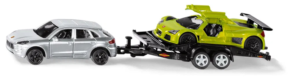 Siku 1:55 Car W/Trailer & Sportscar