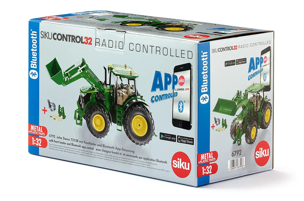 Siku 1:32 JD 7310R W/Front Loader &  App Control