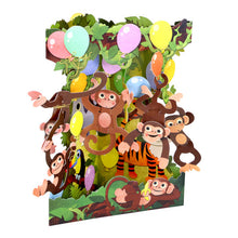 Santoro Monkey Party Swing Card