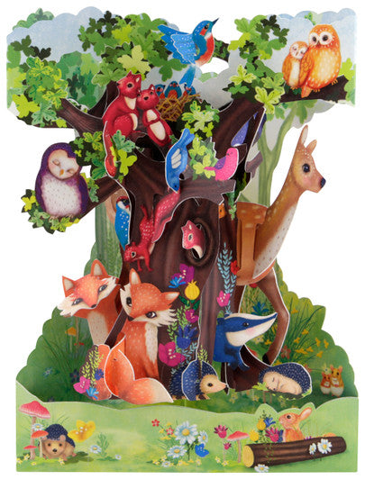 Santoro Forest Animals Swing Card