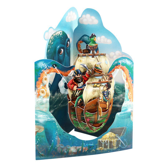 Santoro Pirate Ship Swing Card