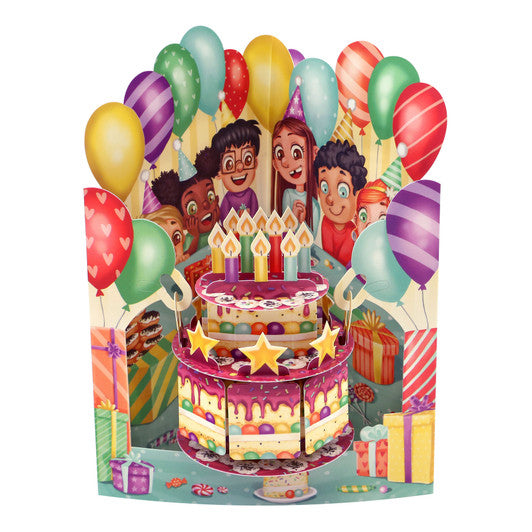 Santoro Birthday Cake Swing Card
