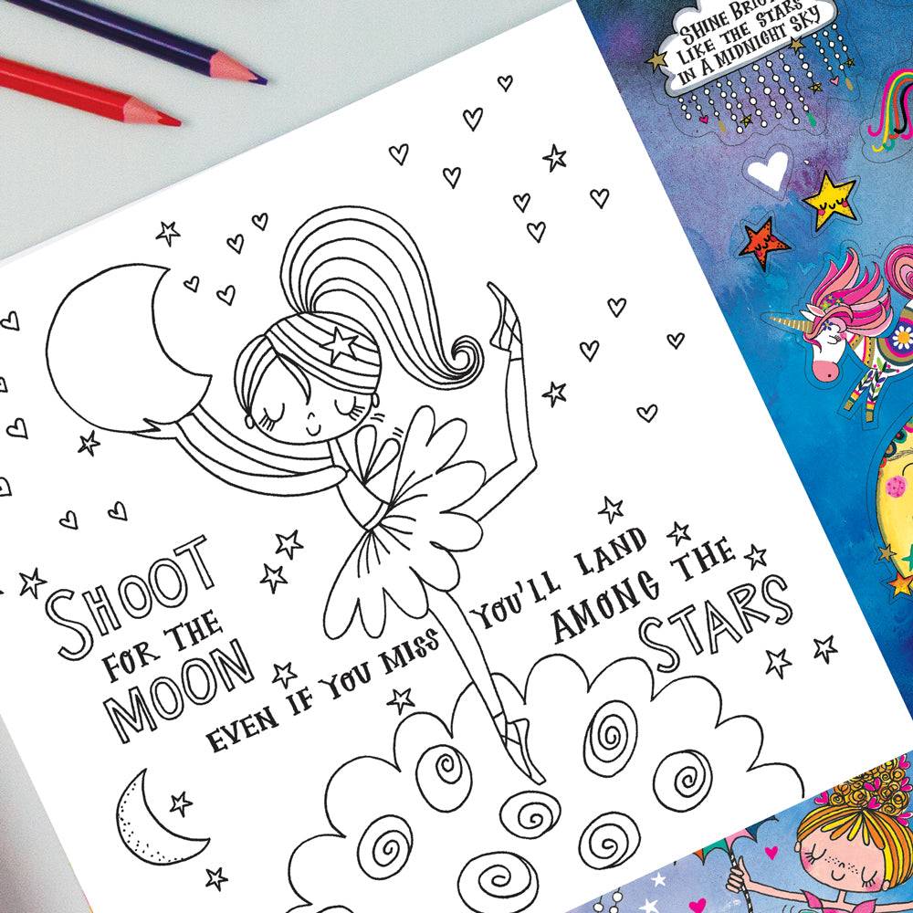 Rachel Ellen Sticker Scene Books - Moon Dance
