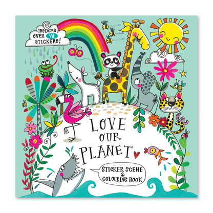 Rachel Ellen Sticker Scene Books - Love our Planet