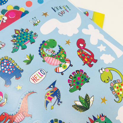 Rachel Ellen Sticker Scene Books - Dinosaur