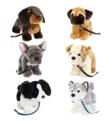 Keel Toys 30cm Signature Forever Puppy On Lead 6 Asstd (1 Chosen)