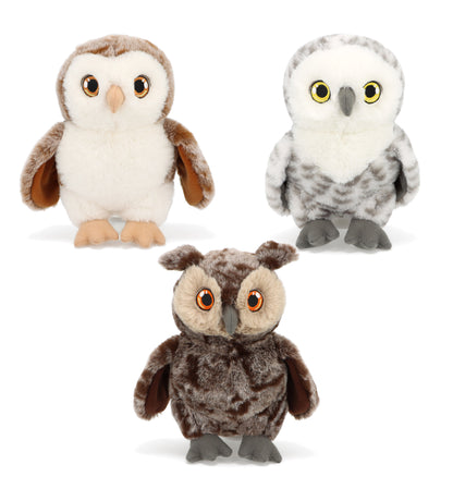 Keel Toys 18cm Keeleco Owl 3 Asstd (1 Chosen)