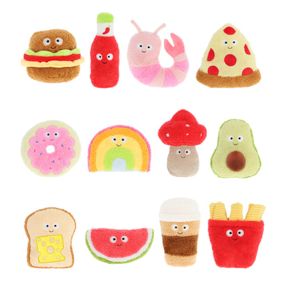 Keel Toys  18cm Keeleco Snackies 12 Asstd (1 chosen at random)