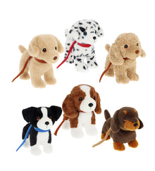 Keel Toys 23cm Keeleco Puppy Love on Lead 6 Asstd (1 Chosen)