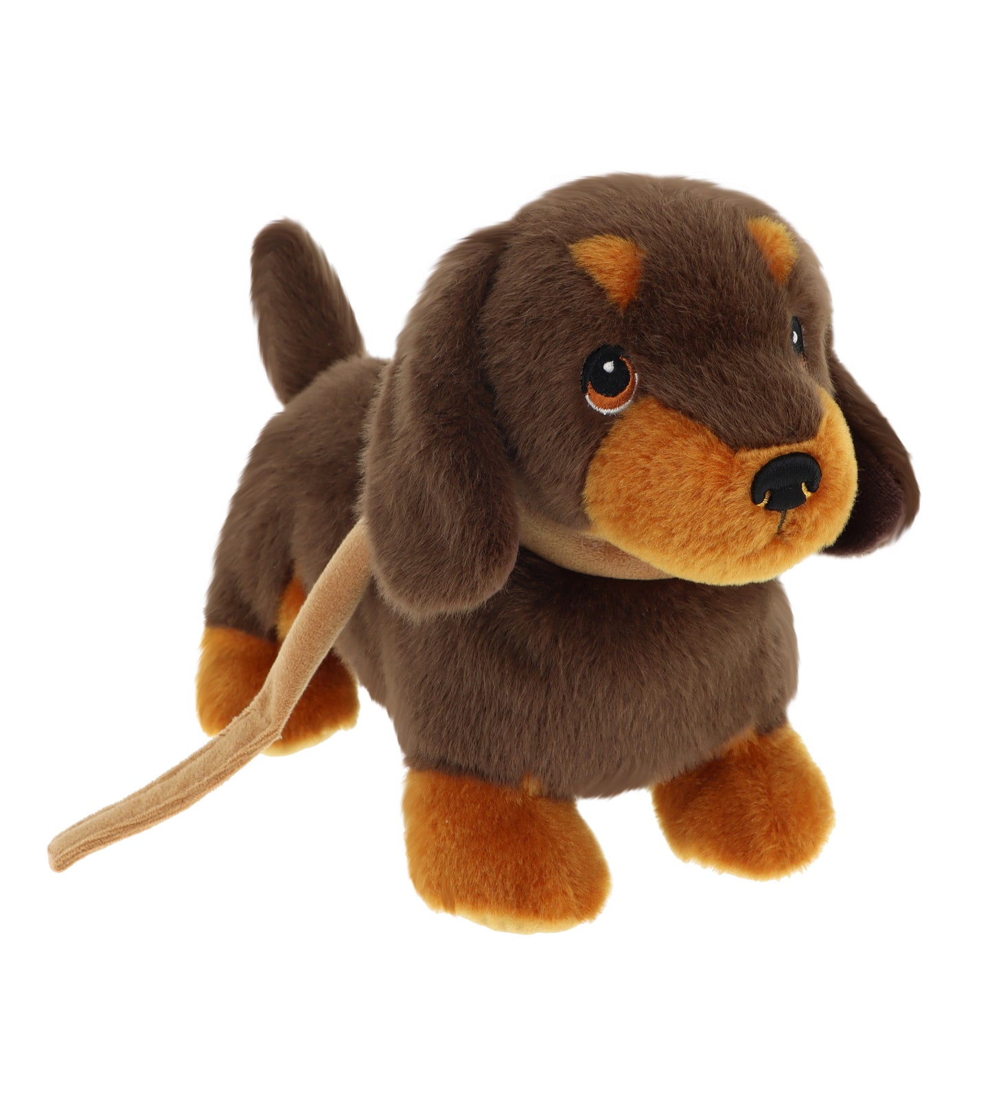 Keel Toys 23cm Keeleco Puppy Love on Lead Dachshund