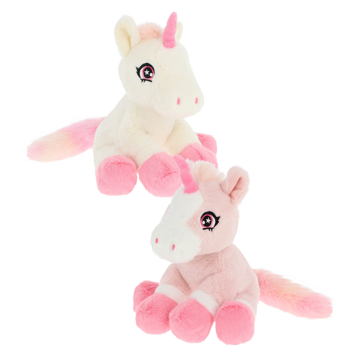 Keel Toys 22cm Keeleco Ponytails Unicorn 2 Asstd (1 chosen at random)