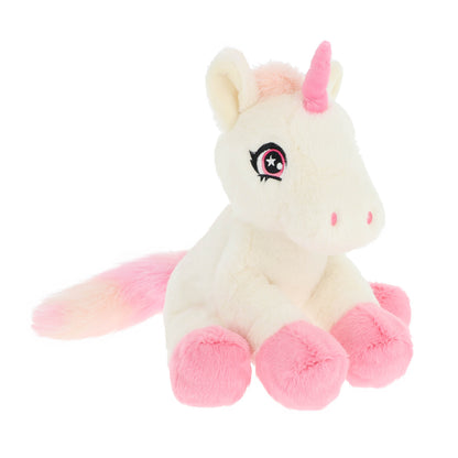 Keel Toys 22cm Keeleco Ponytails Unicorn 2 Asstd (1 chosen at random)