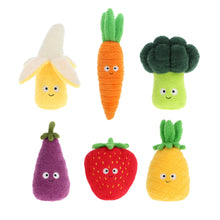 Keel Toys  18cm Keeleco Snackies Fruit & Veg 6 Asstd (1 Chosen At Random)
