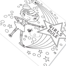 Rachel Ellen Girls Rule Colouring Book