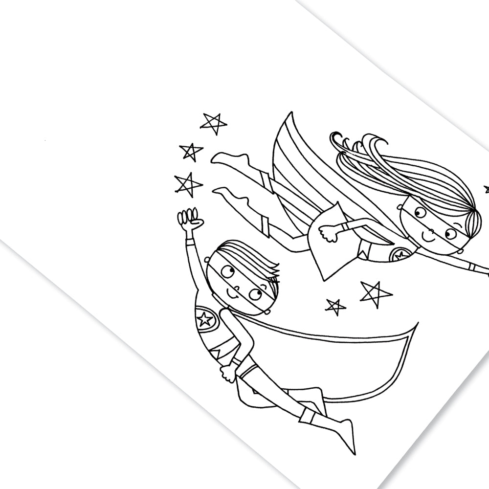 Rachel Ellen Super Hero Colouring Book
