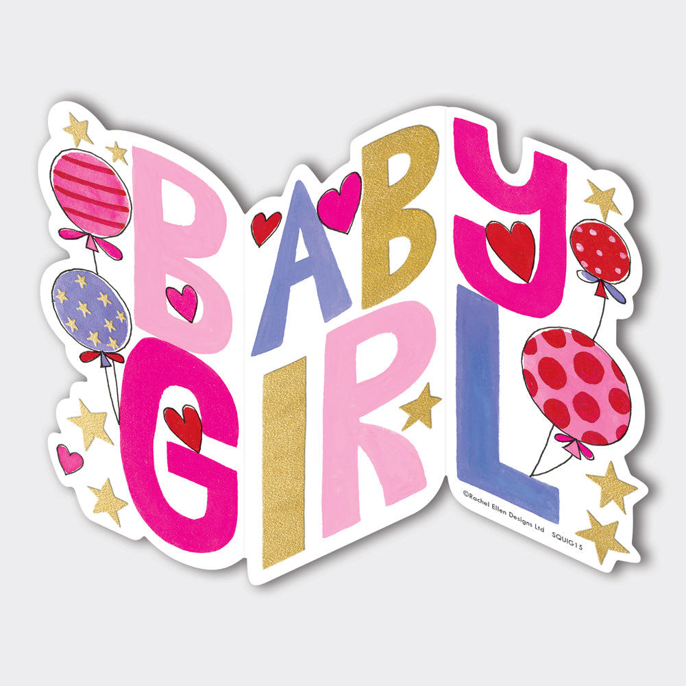 Rachel Ellen Squiggles - Baby Girl/Text