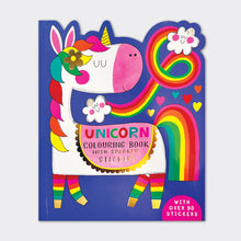Rachel Ellen Unicorn Die-Cut Colouring Book With Stickers