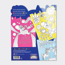 Rachel Ellen Unicorn Die-Cut Colouring Book With Stickers