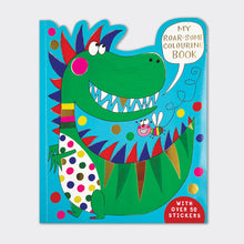 Rachel Ellen Dinosaur Die-Cut Colouring Book With Stickers