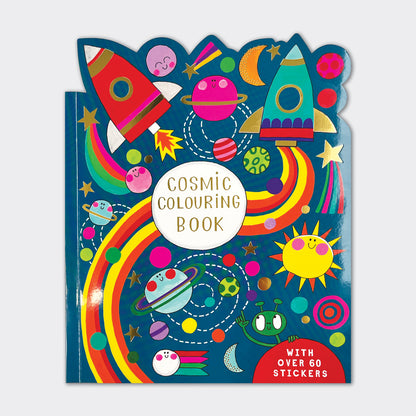 Rachel Ellen Cosmic Die-Cut Colouring Book With Stickers