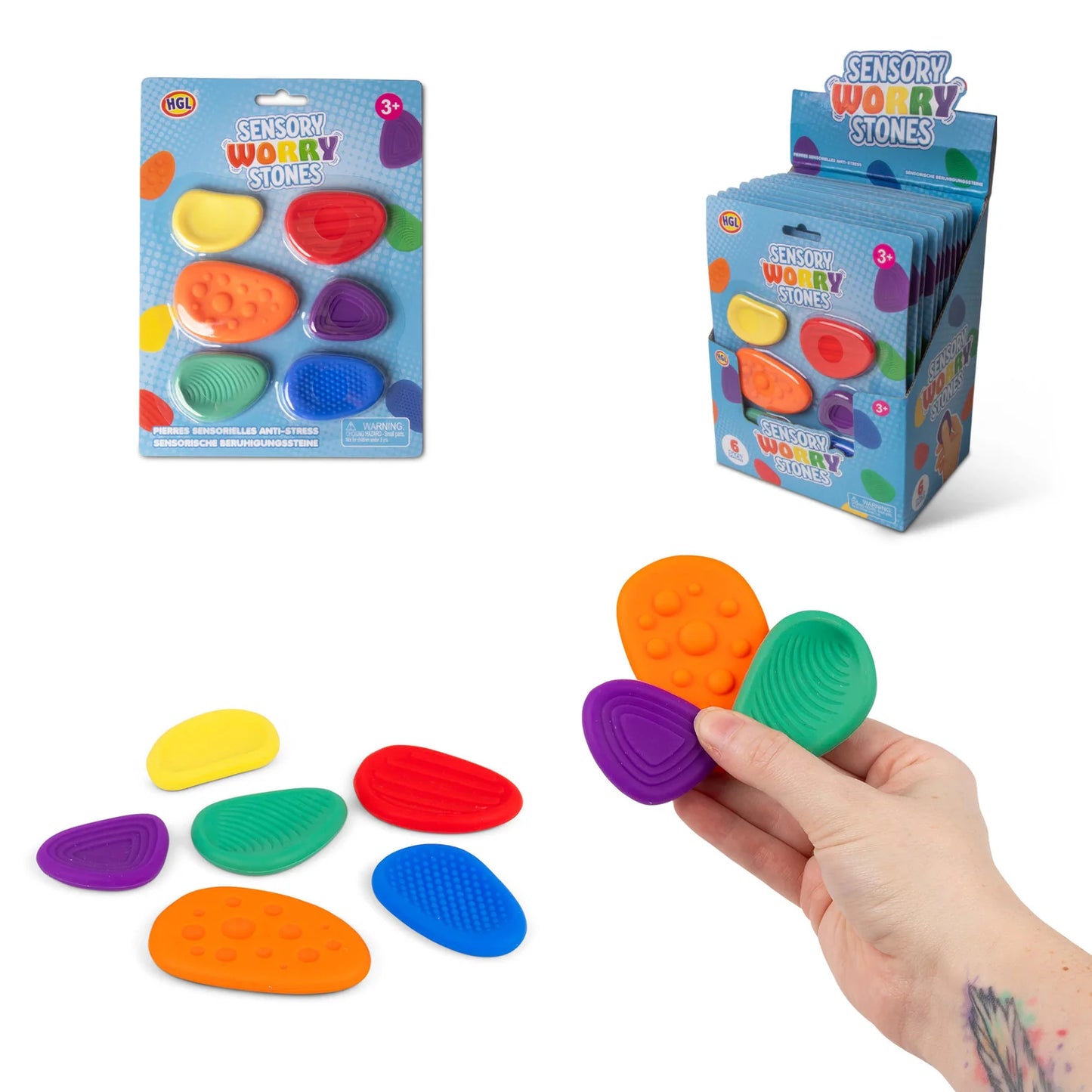 HGL Fidget Worry Stones