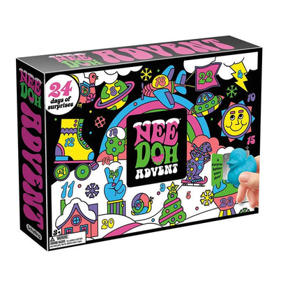 Schylling NeeDoh Advent Calendar 2026 Mini Christmas Squishy Fidget Toy 24 Pack