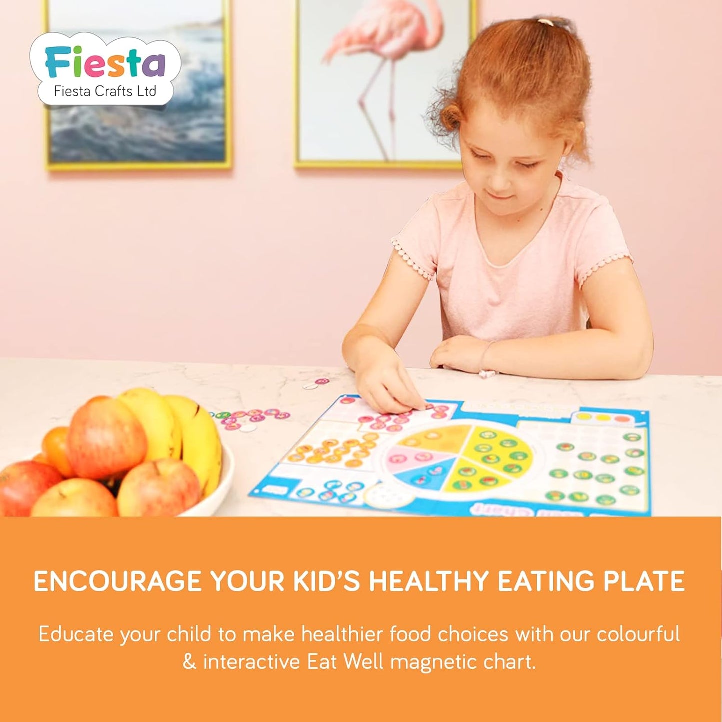 Fiesta Crafts Magnetic Eat Well Chart