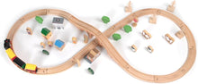 Tidlo 50 Piece Wooden Train