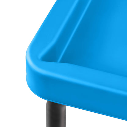 Plastic Play Tray Table for Indoor and Outdoor Play - Blue