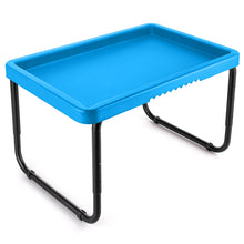 Plastic Play Tray Table for Indoor and Outdoor Play - Blue