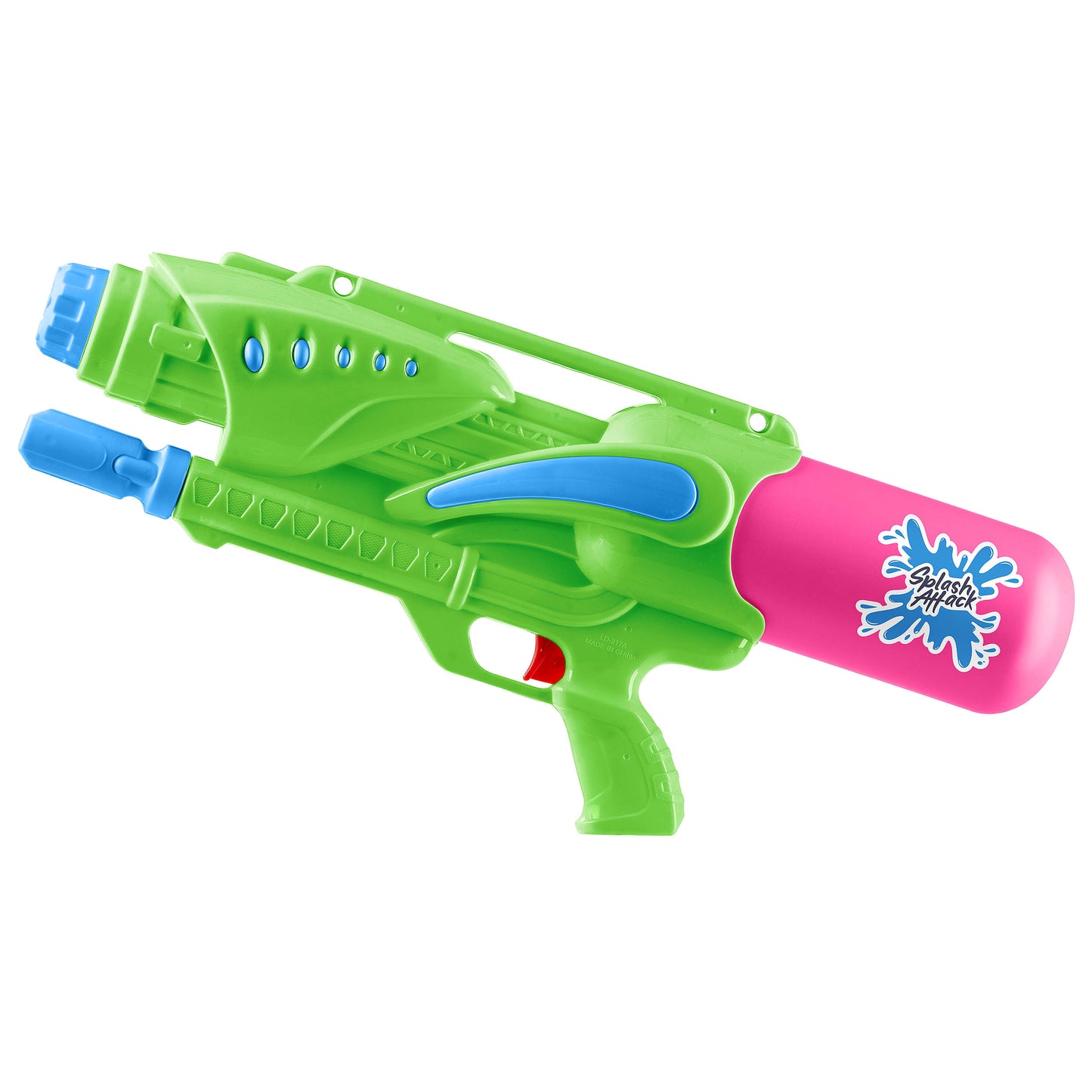 Splash Attack 57cm Action Water Gun (1 Colour Chosen At Random)