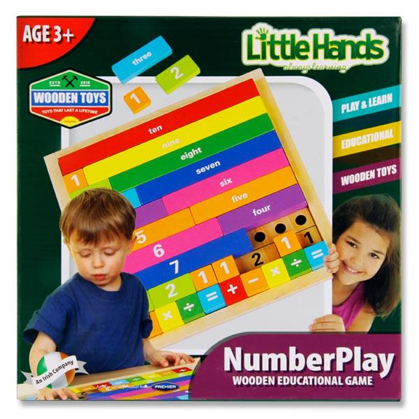 Little Hands Wooden Education Game- Number Play