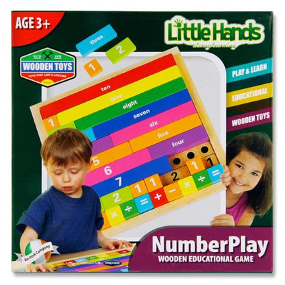 Little Hands Wooden Education Game- Number Play