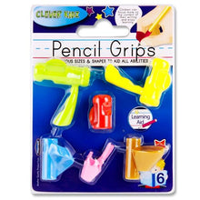 Clever Kidz  Pkt6 Asst Pencil Grips