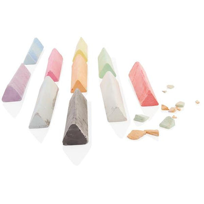 World of Colour  Box 10 Jumbo Chalk Coloured