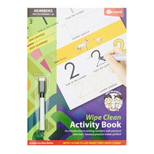 Ormond  A4 14Pg Wipe Clean Activity Book WPen  Numbers 1  20