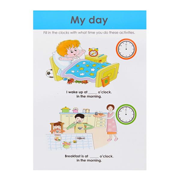Ormond  A5 22Pg Wipe Clean Activity Book WPen  Time