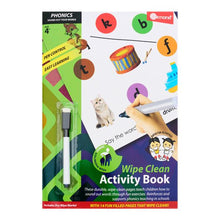 Ormond A4 14Pg Wipe Clean Activity Book Phonics