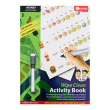 Ormond A4 14Pg Wipe Clean Activity Book Money