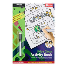 Ormond A4 14Pg Wipe Clean Activity Book Mazes