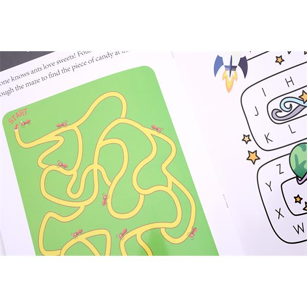 Ormond A4 14Pg Wipe Clean Activity Book Mazes