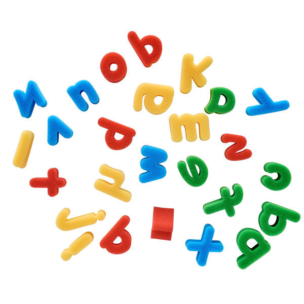 World of Colour  Pkt26 Sponge Alphabet  Lower Case