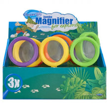 Clever Kidz Jumbo 3x Magnifier  6 Asst CDU