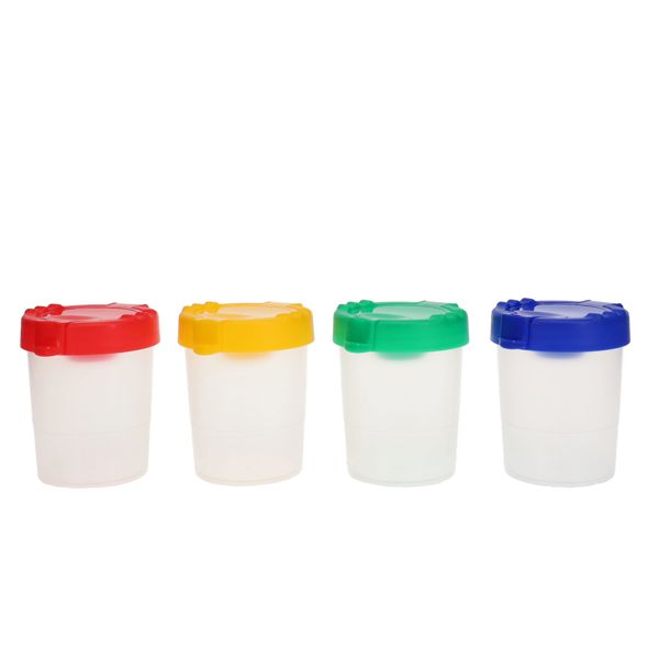 World of Colour Pkt4 250ml NonSpill Paint Pots