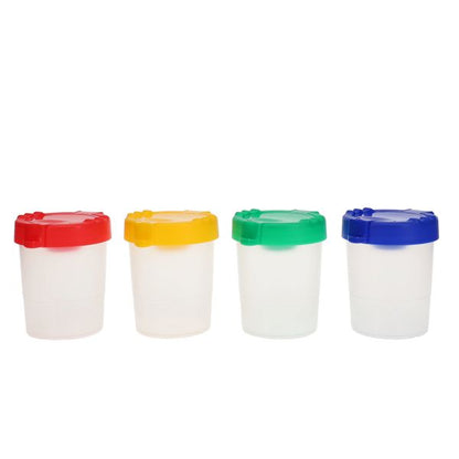World of Colour Pkt4 250ml NonSpill Paint Pots