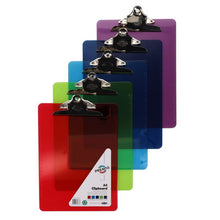 Premto A4 Transparent Clipboard  5 Asst ( 1 chosen at random)