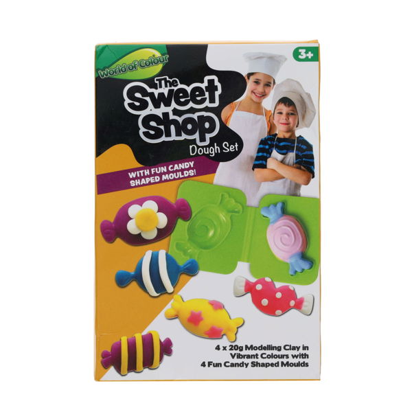 World of Colour  4x20g The Sweet Shop Dough Set