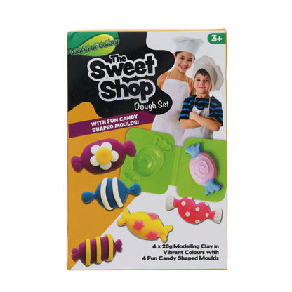 World of Colour  4x20g The Sweet Shop Dough Set